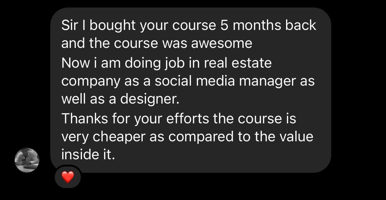 Got hired as social media manager