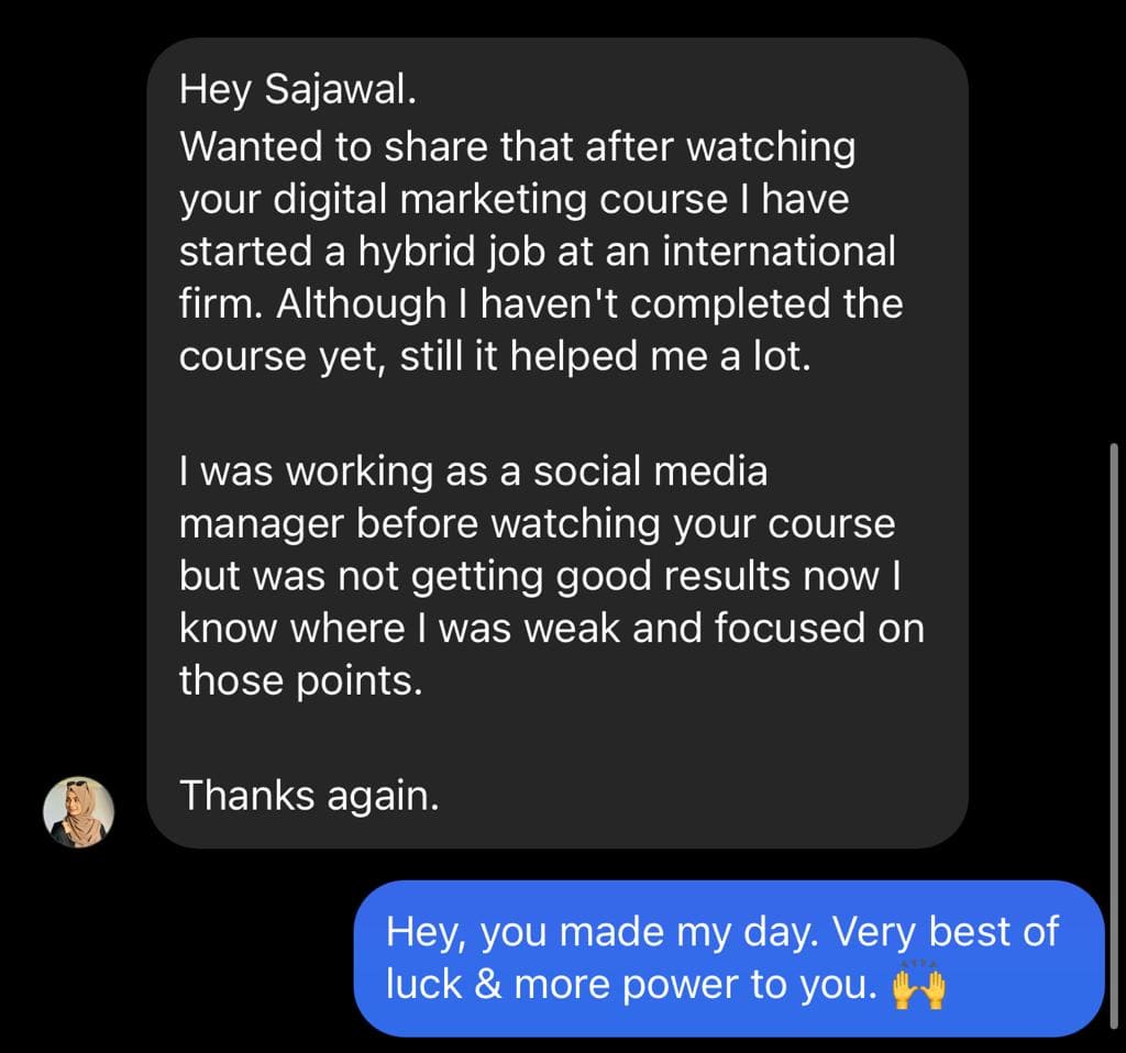 Landed hybrid job at international firm